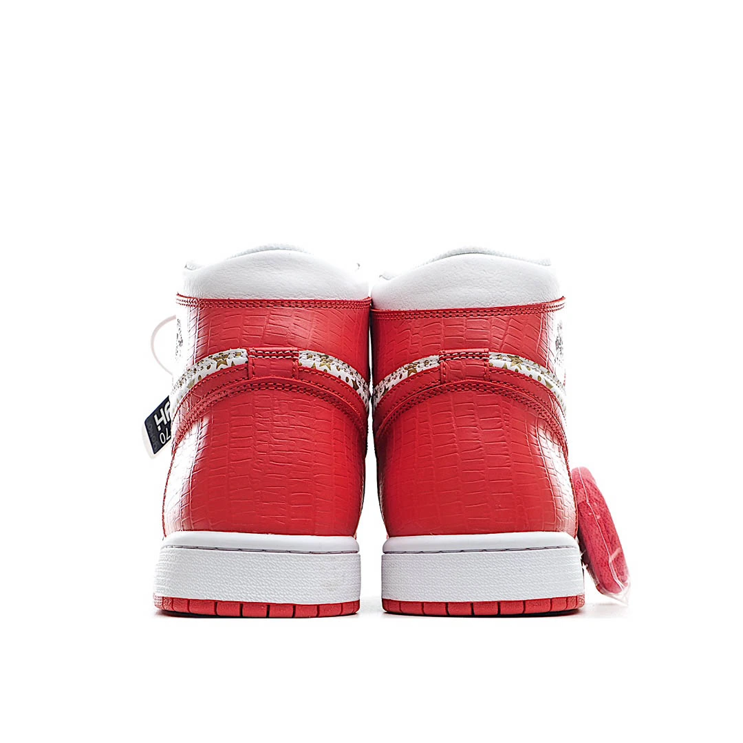 Supreme x AirJordan Retro AJ1 high-top basketball shoes