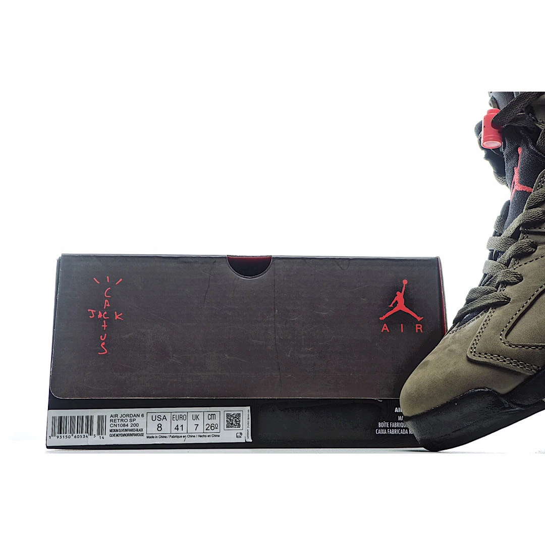 Travis Scott x Air Jordan 6 Retro Olive