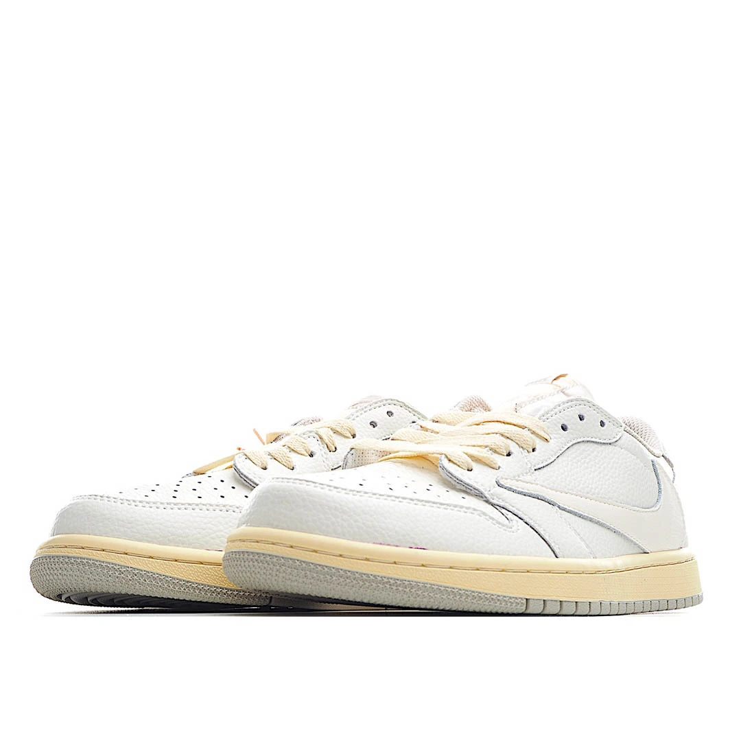 Travis Scott x Air Jordan AJ1 Low TS joint undercut low-top sneakers