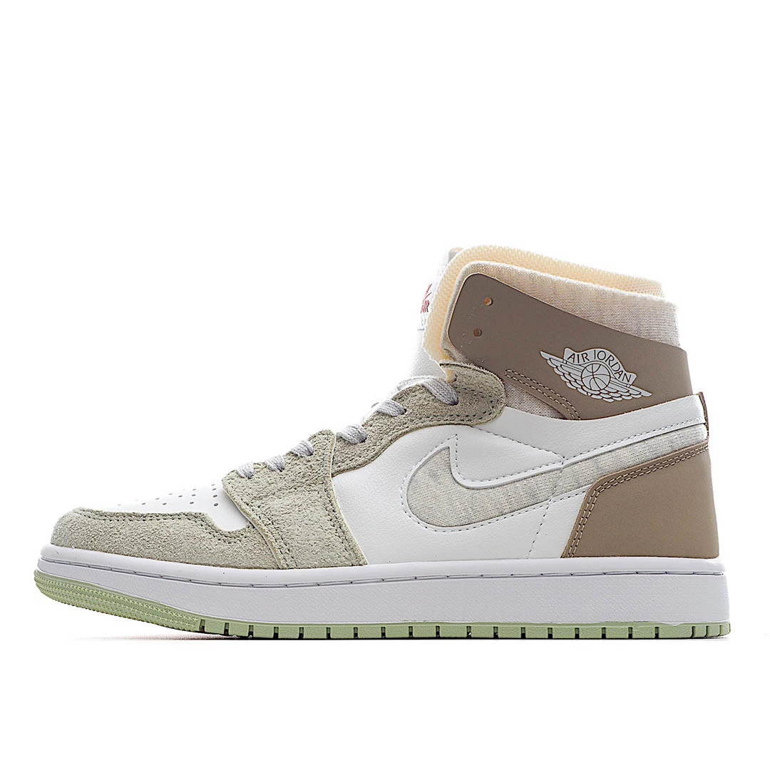 Wmns Air Jordan 1 High Zoom Comfort Olive Aura