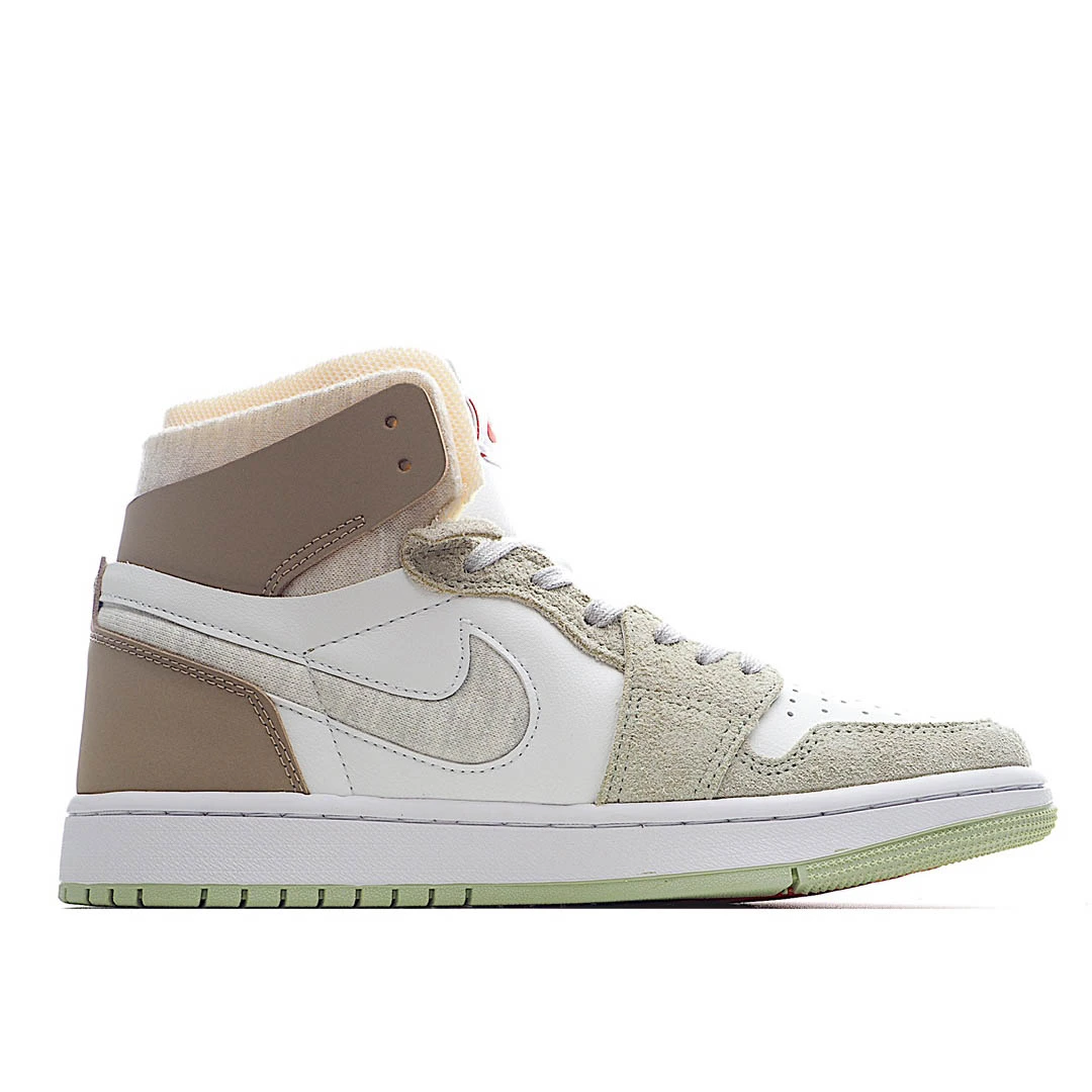 Wmns Air Jordan 1 High Zoom Comfort Olive Aura