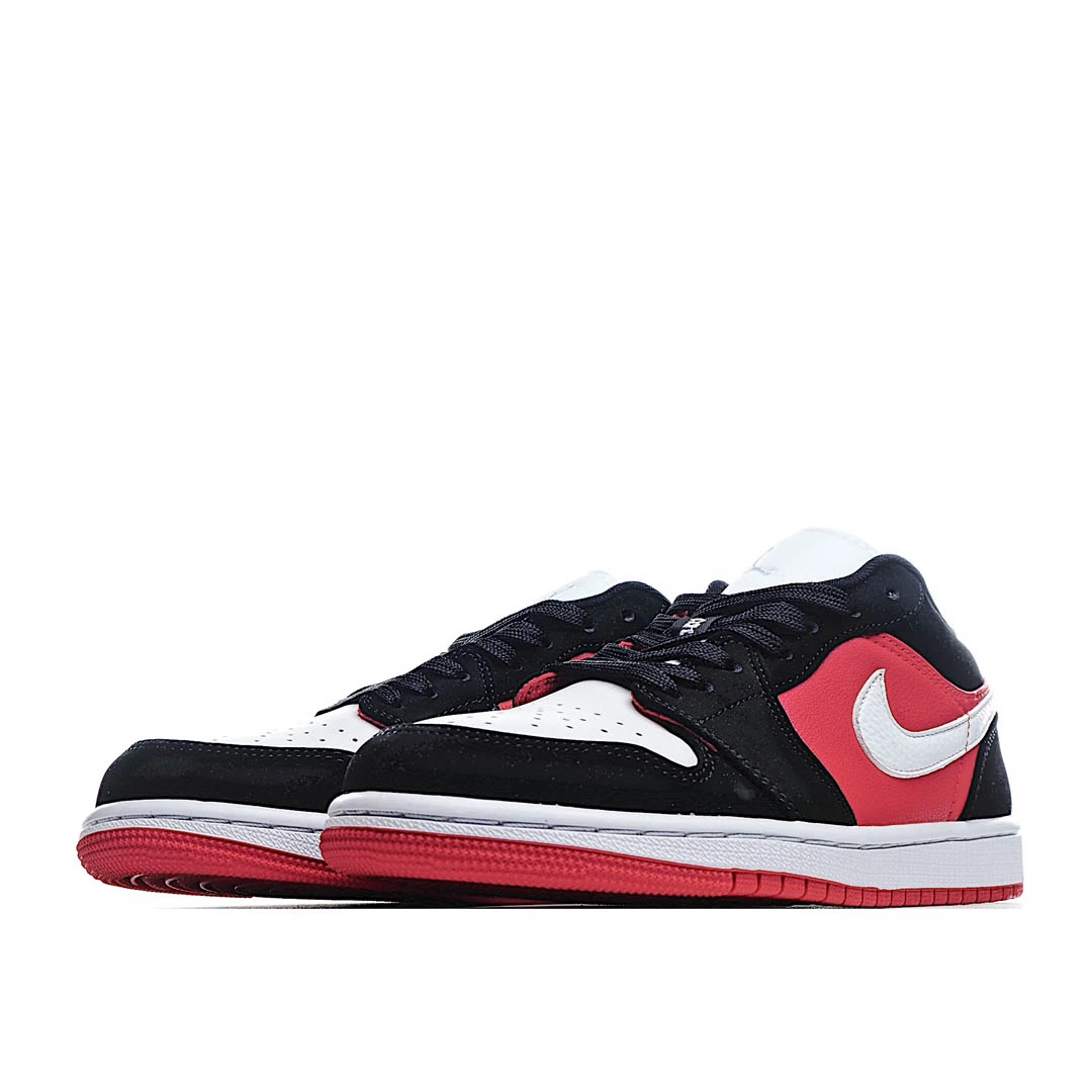 Wmns Air Jordan 1 Low Gym Red Black