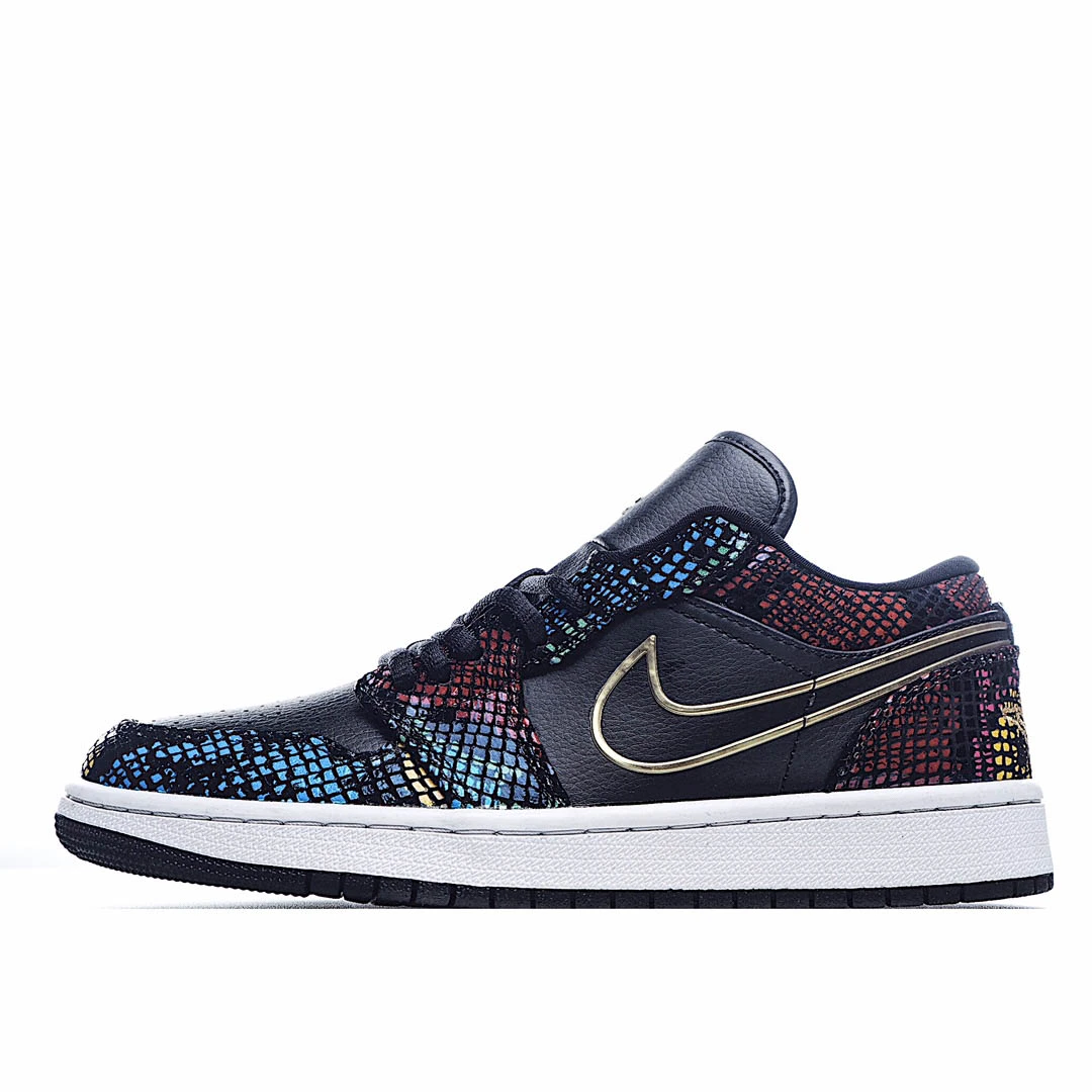 Wmns Air Jordan 1 Low Multi Snakeskin