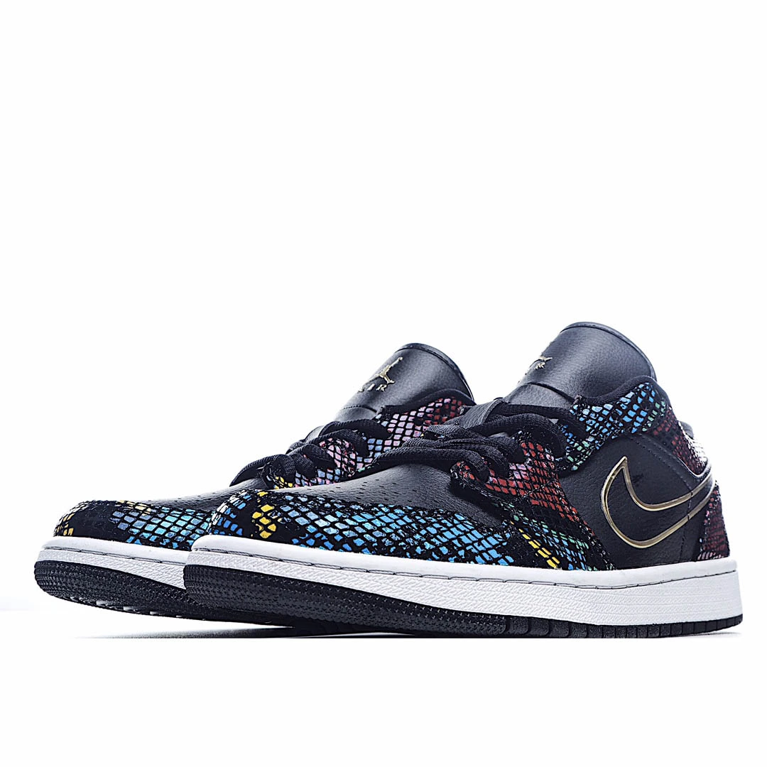 Wmns Air Jordan 1 Low Multi Snakeskin