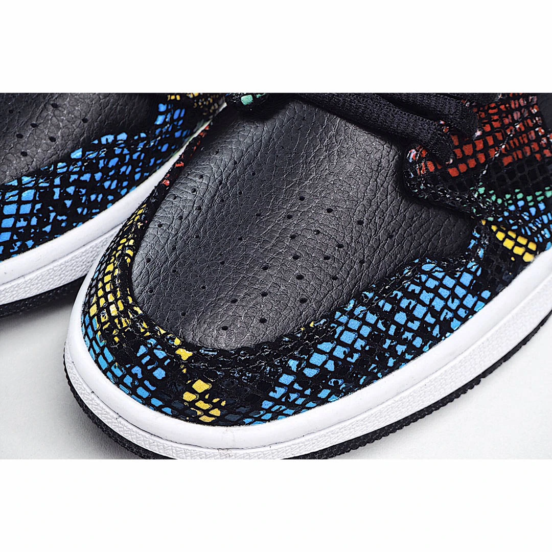 Wmns Air Jordan 1 Low Multi Snakeskin