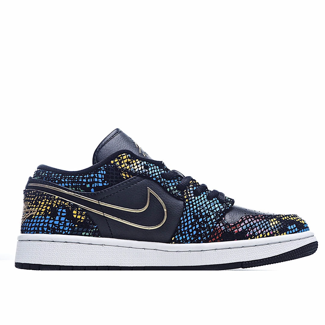 Wmns Air Jordan 1 Low Multi Snakeskin