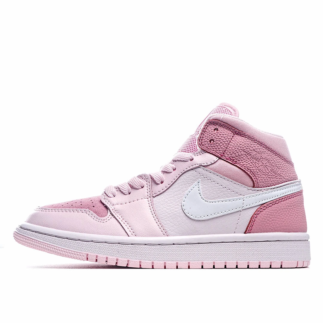 Wmns Air Jordan 1 Mid Digital Pink