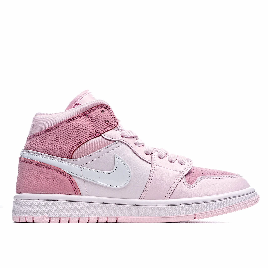 Wmns Air Jordan 1 Mid Digital Pink