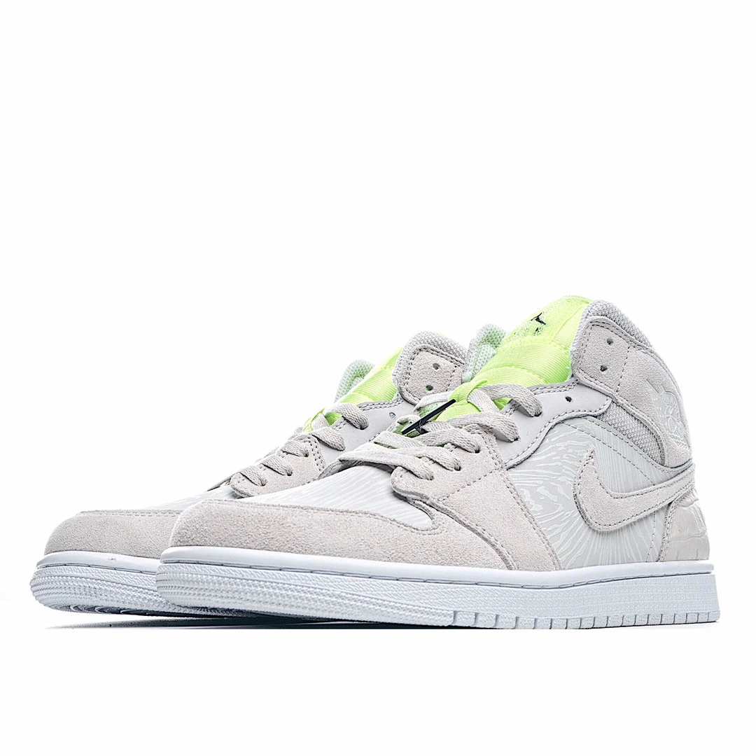 Wmns Air Jordan 1 Mid Ghost Green