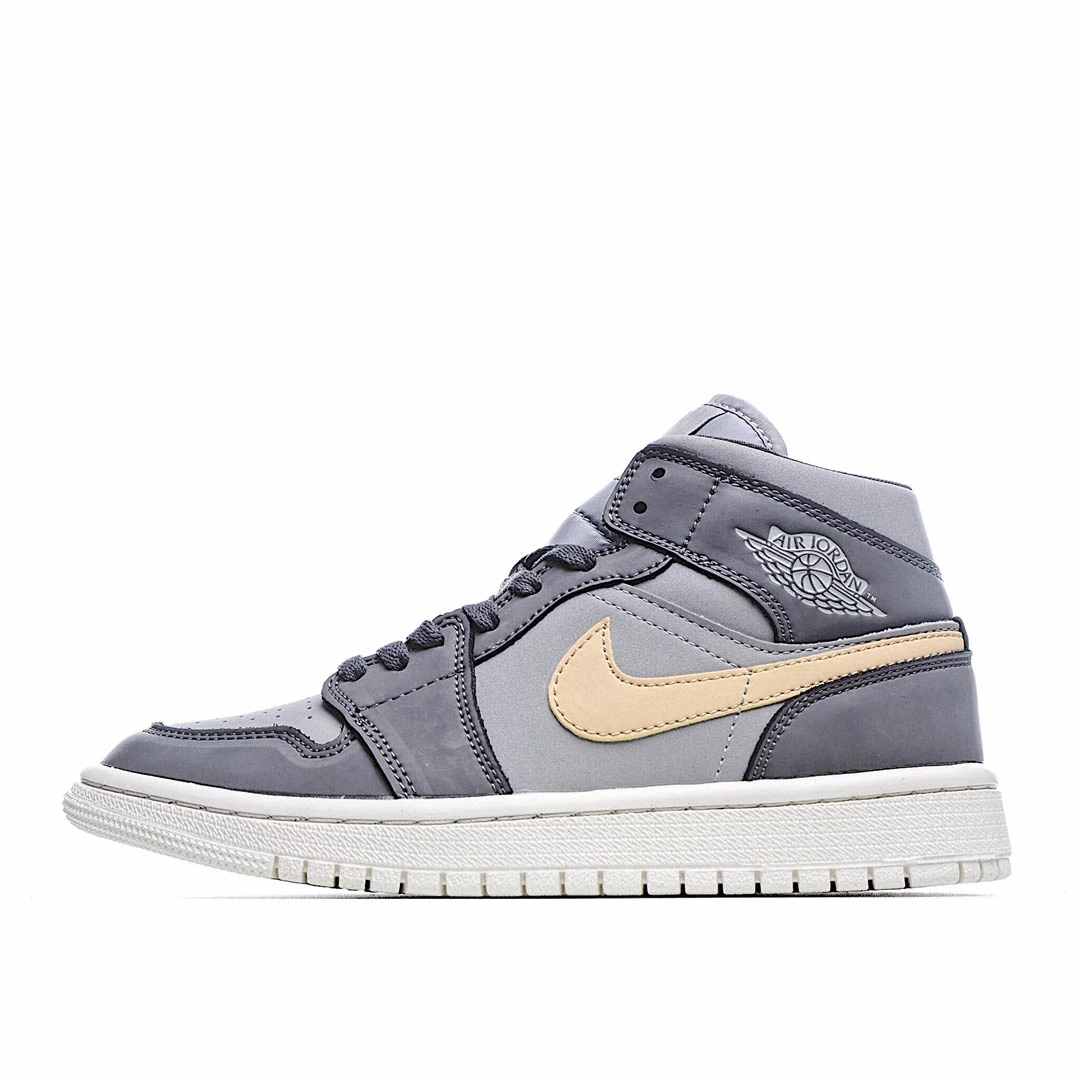 Wmns Air Jordan 1 Mid Iron Grey Onyx