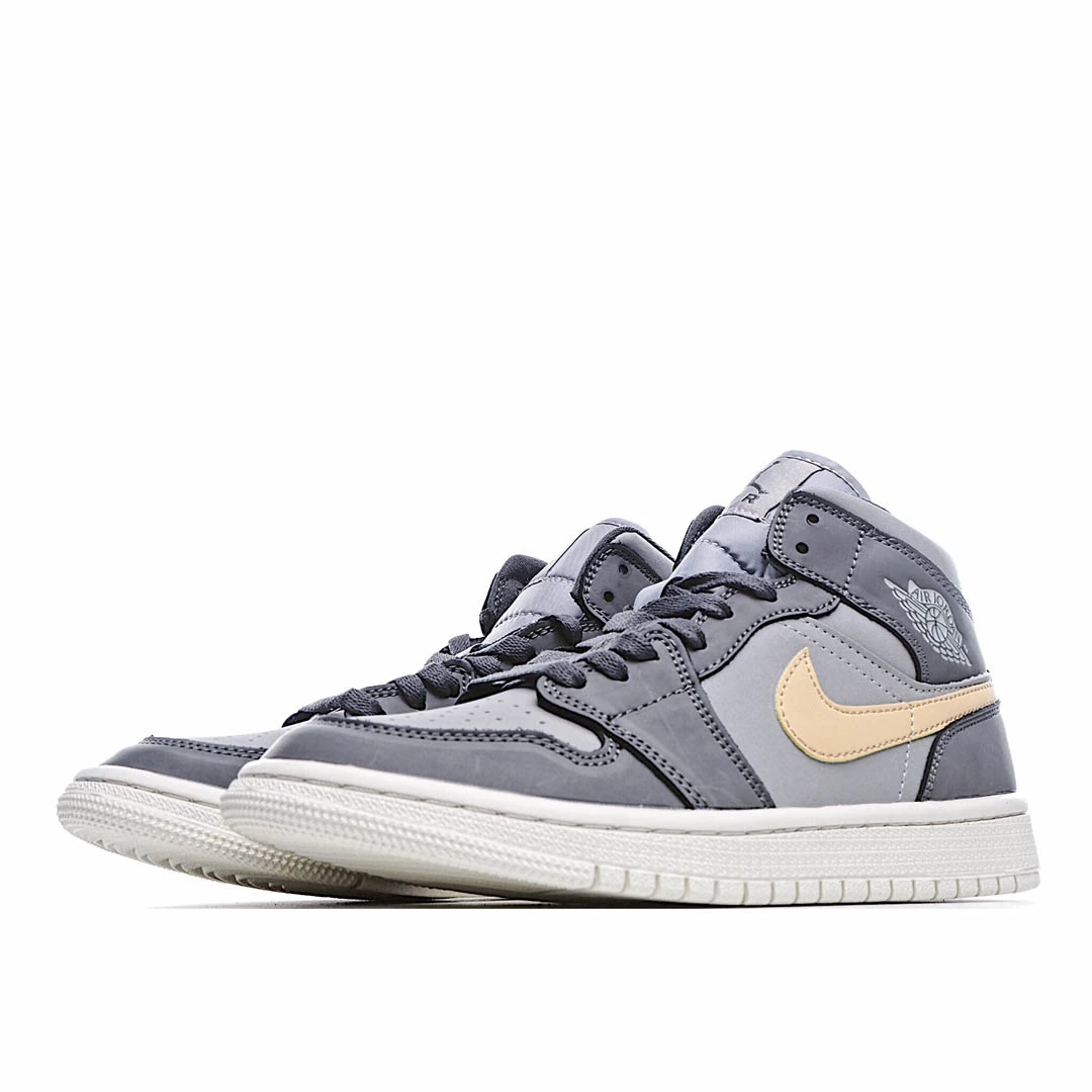 Wmns Air Jordan 1 Mid Iron Grey Onyx