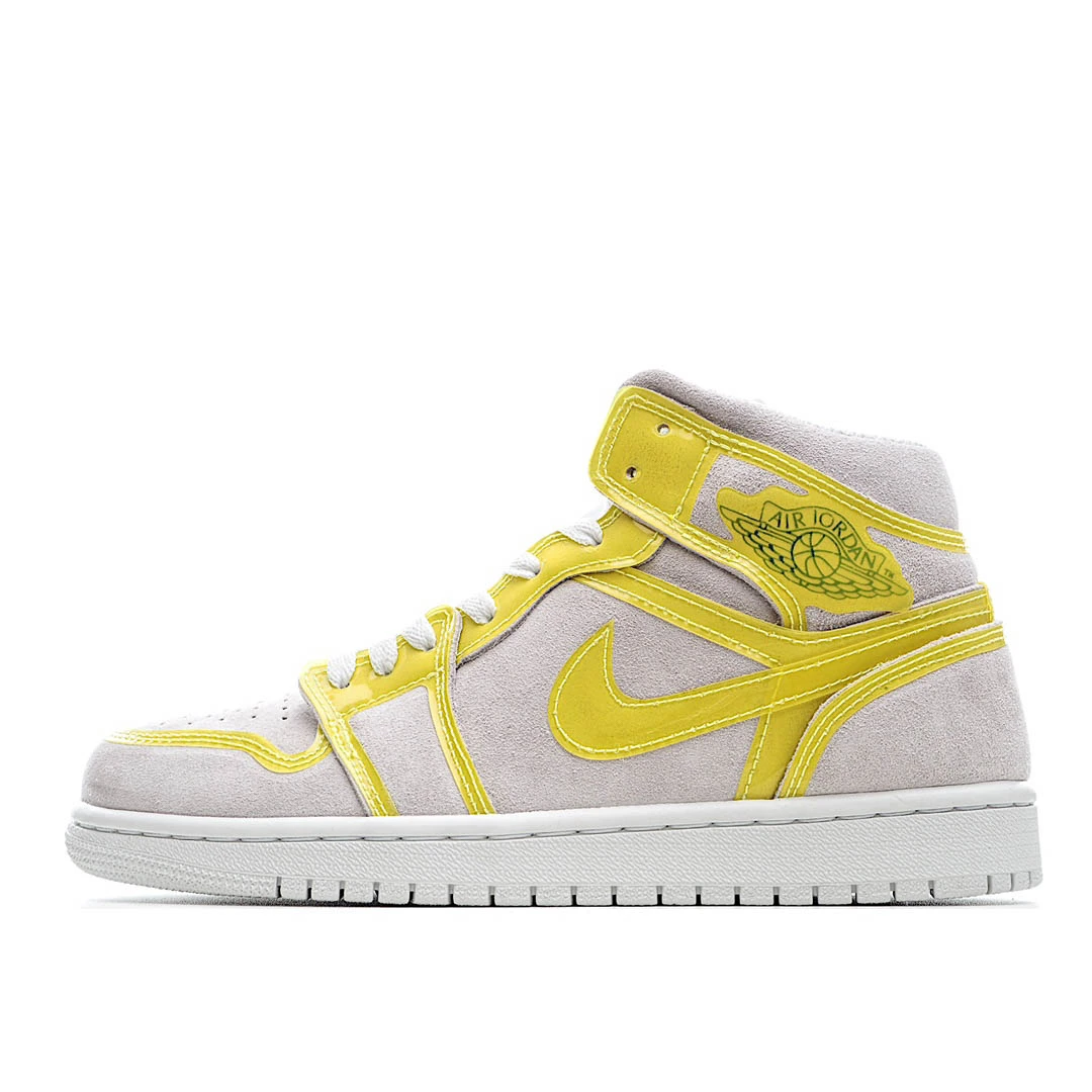 Wmns Air Jordan 1 Mid LX Off White Opti Yellow