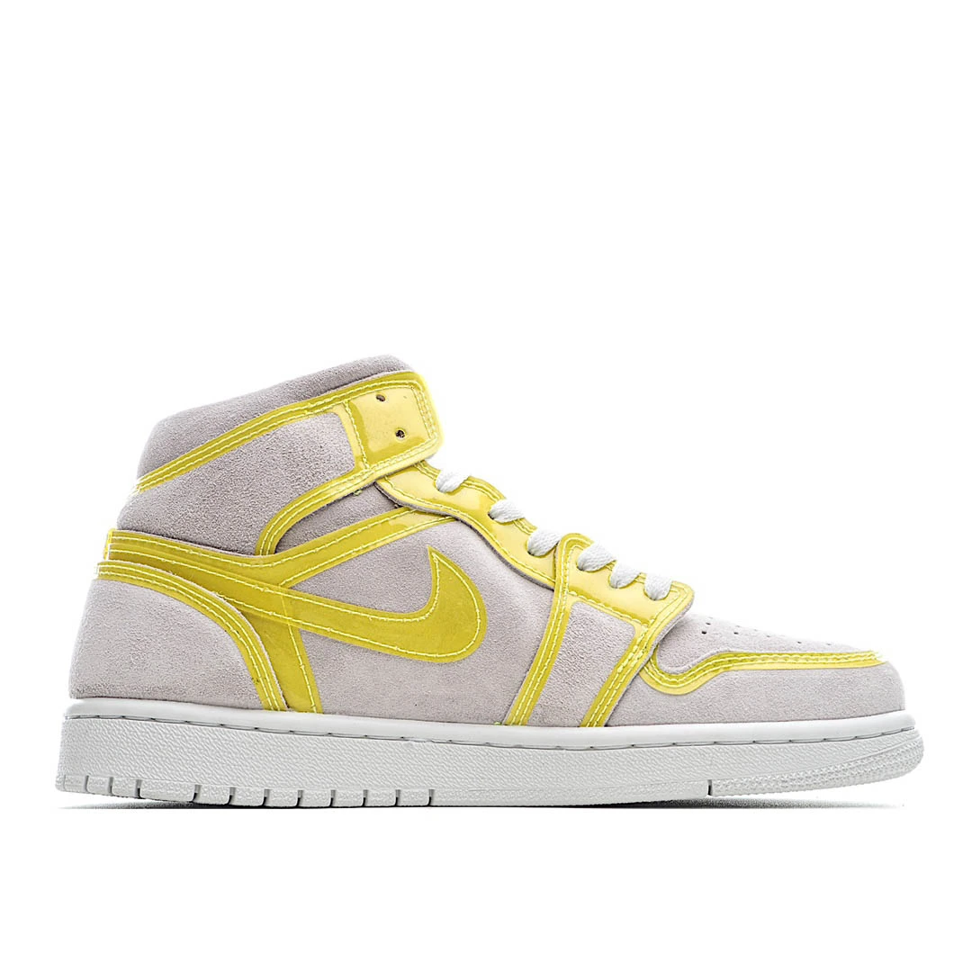 Wmns Air Jordan 1 Mid LX Off White Opti Yellow