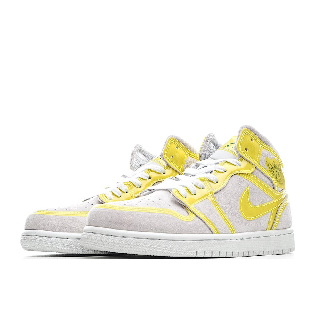 Wmns Air Jordan 1 Mid LX Off White Opti Yellow