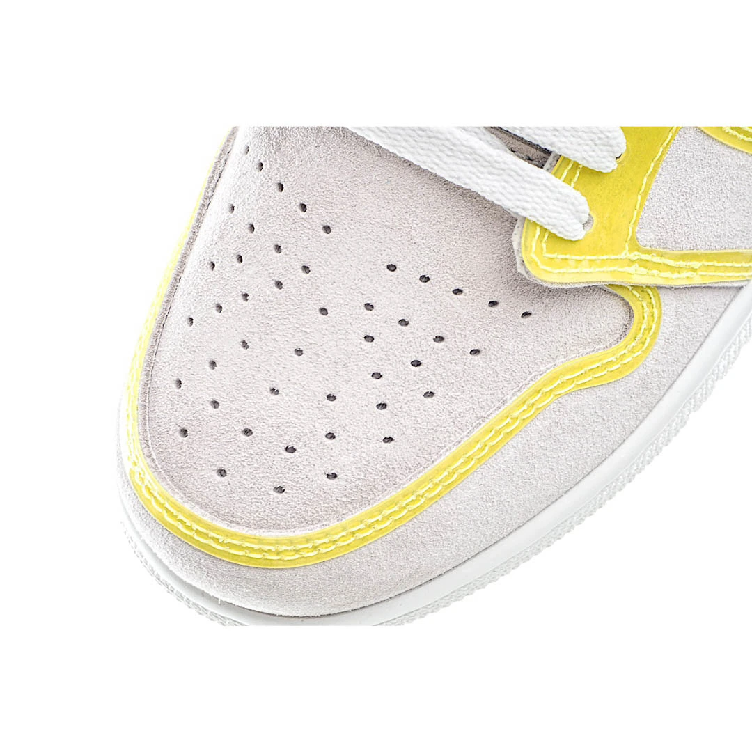 Wmns Air Jordan 1 Mid LX Off White Opti Yellow