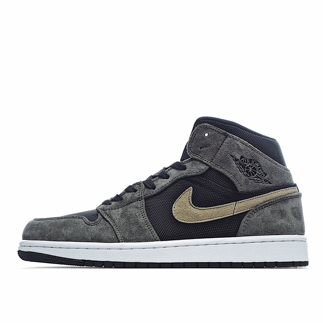 Wmns Air Jordan 1 Mid Olive