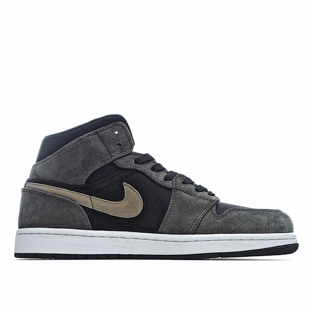 Wmns Air Jordan 1 Mid Olive