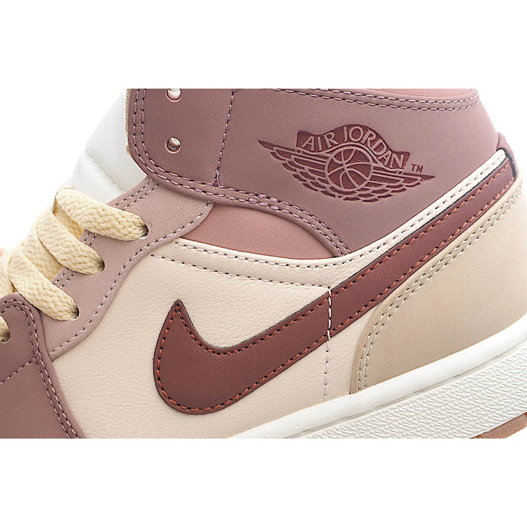 Wmns Air Jordan 1 Mid SE Dark Pony Smoky Mauve