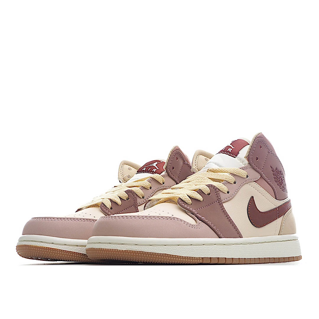 Wmns Air Jordan 1 Mid SE Dark Pony Smoky Mauve