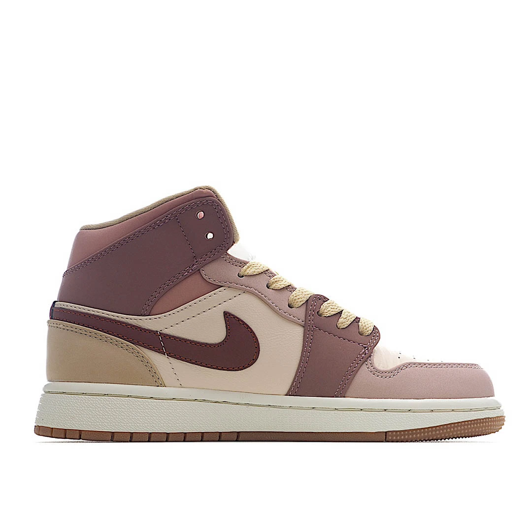 Wmns Air Jordan 1 Mid SE Dark Pony Smoky Mauve