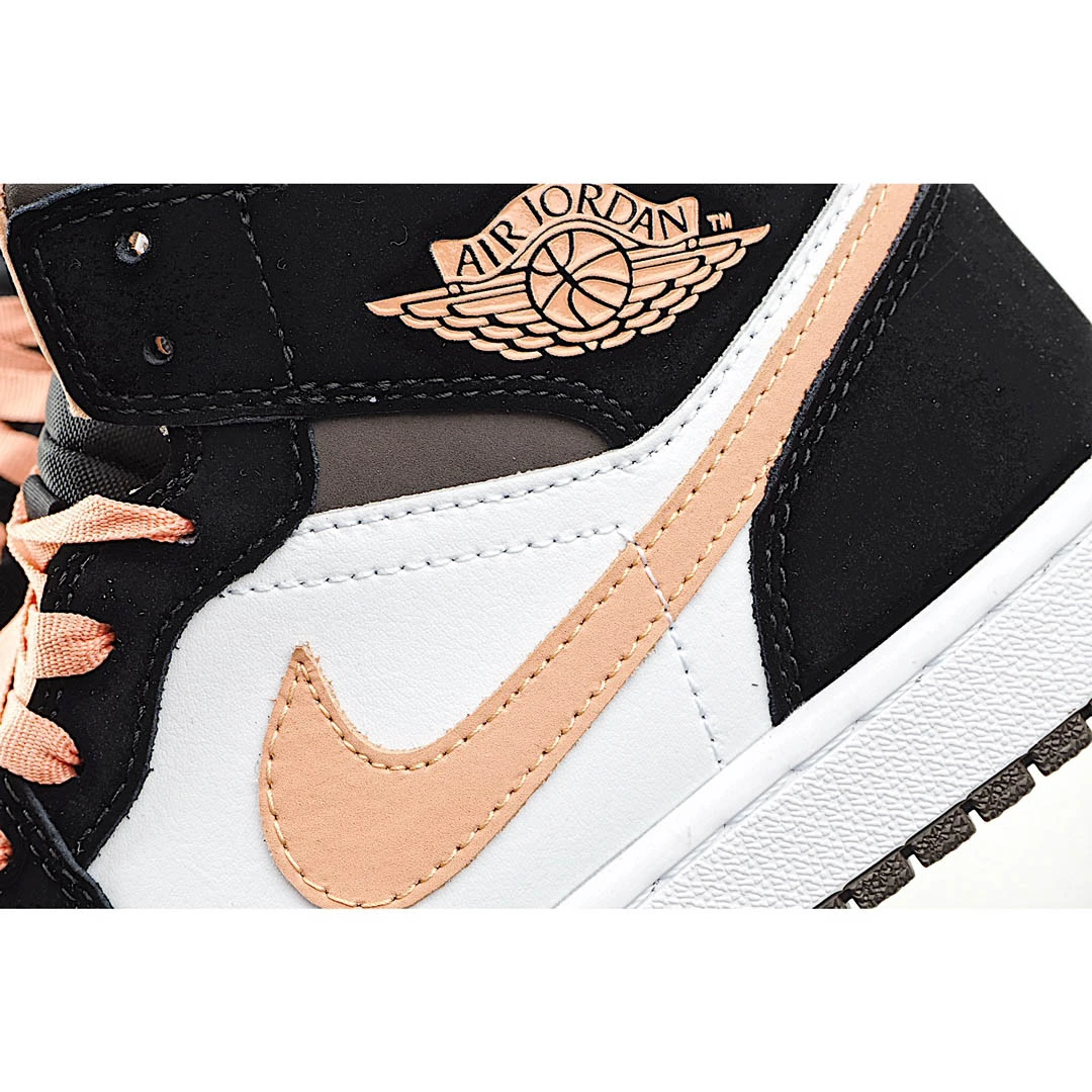 Wmns Air Jordan 1 Mid SE Peach Mocha