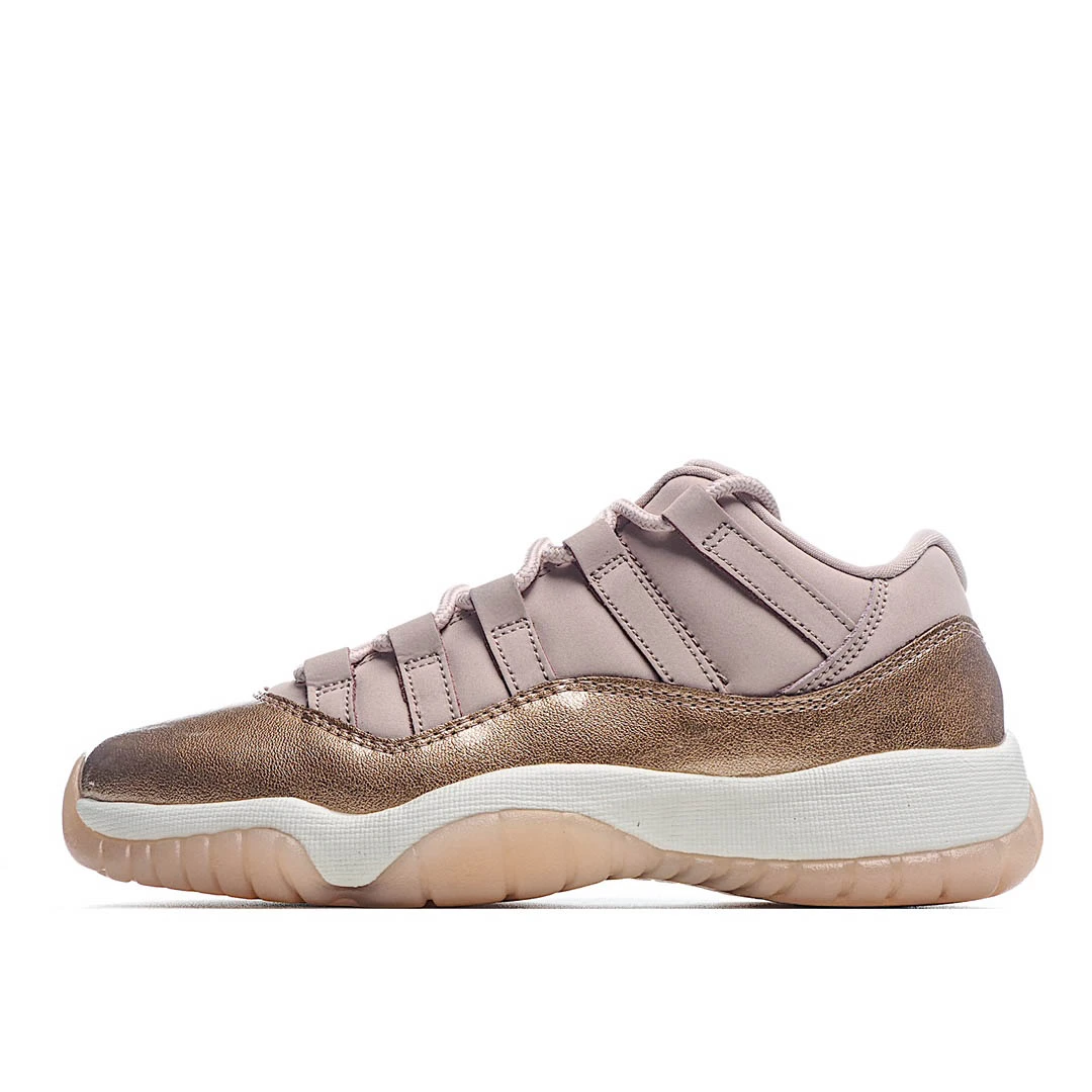 Wmns Air Jordan 11 Low Rose Gold