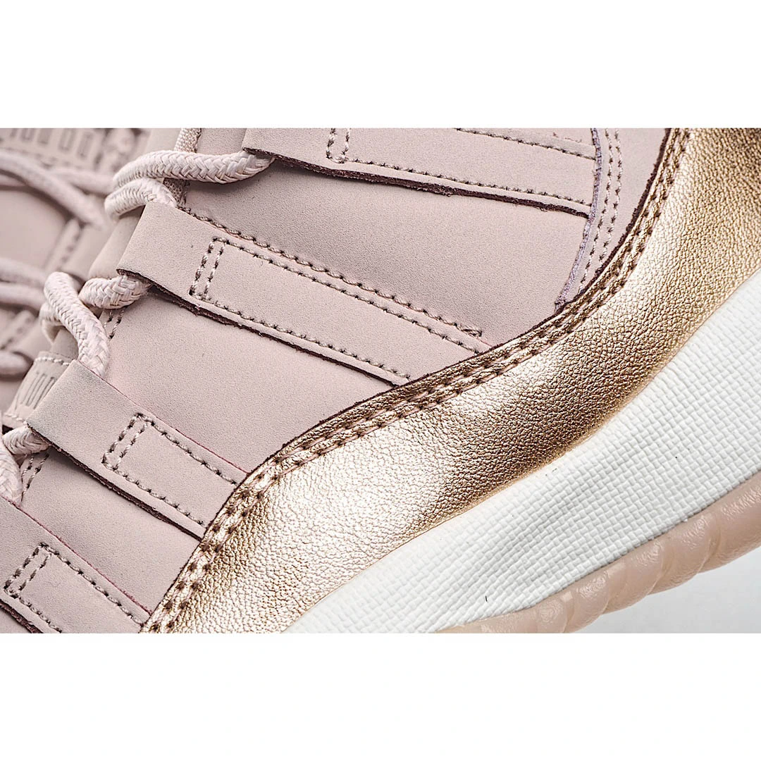 Wmns Air Jordan 11 Low Rose Gold