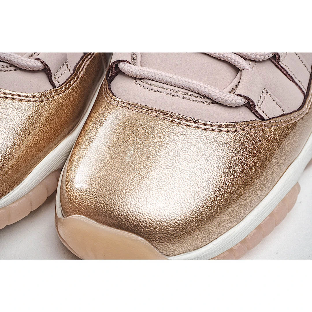 Wmns Air Jordan 11 Low Rose Gold