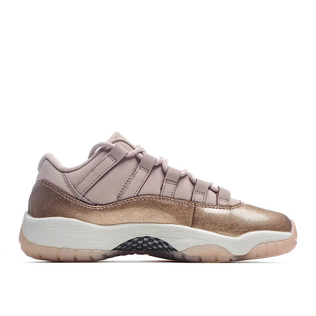 Wmns Air Jordan 11 Low Rose Gold