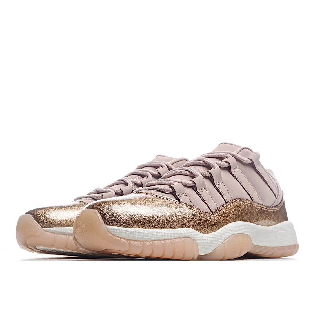 Wmns Air Jordan 11 Low Rose Gold