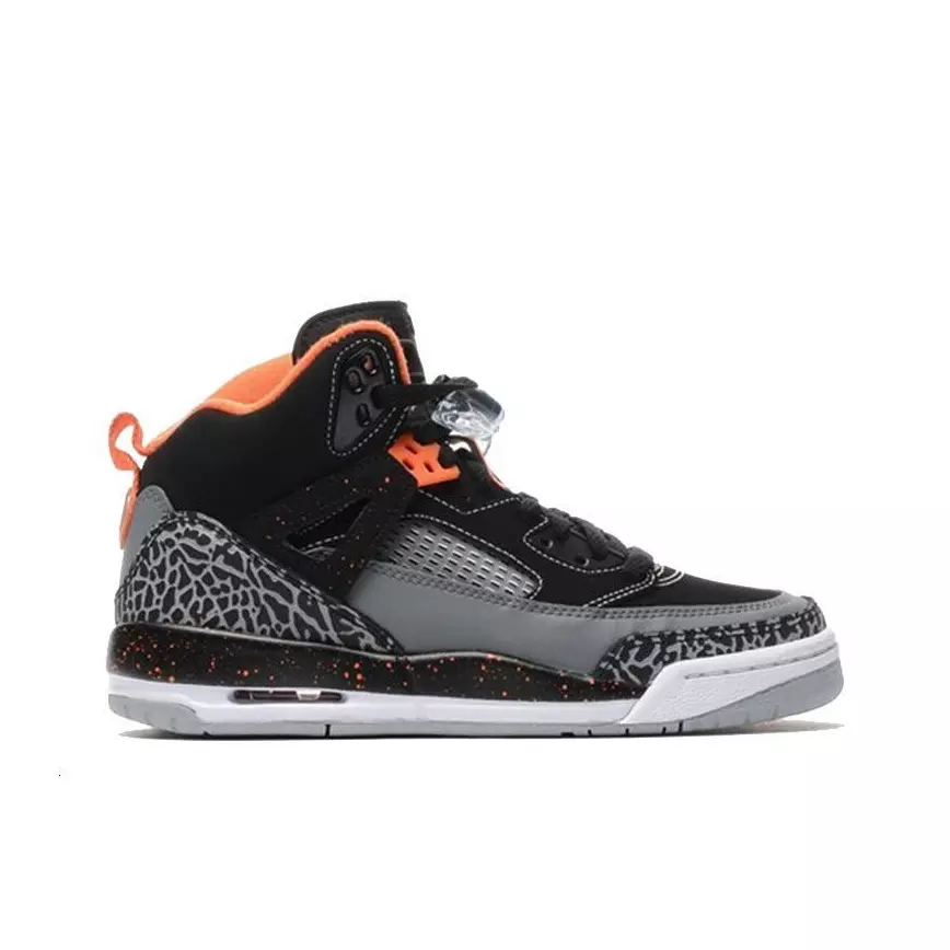 Jordan Spizike Black Electric Orange GS