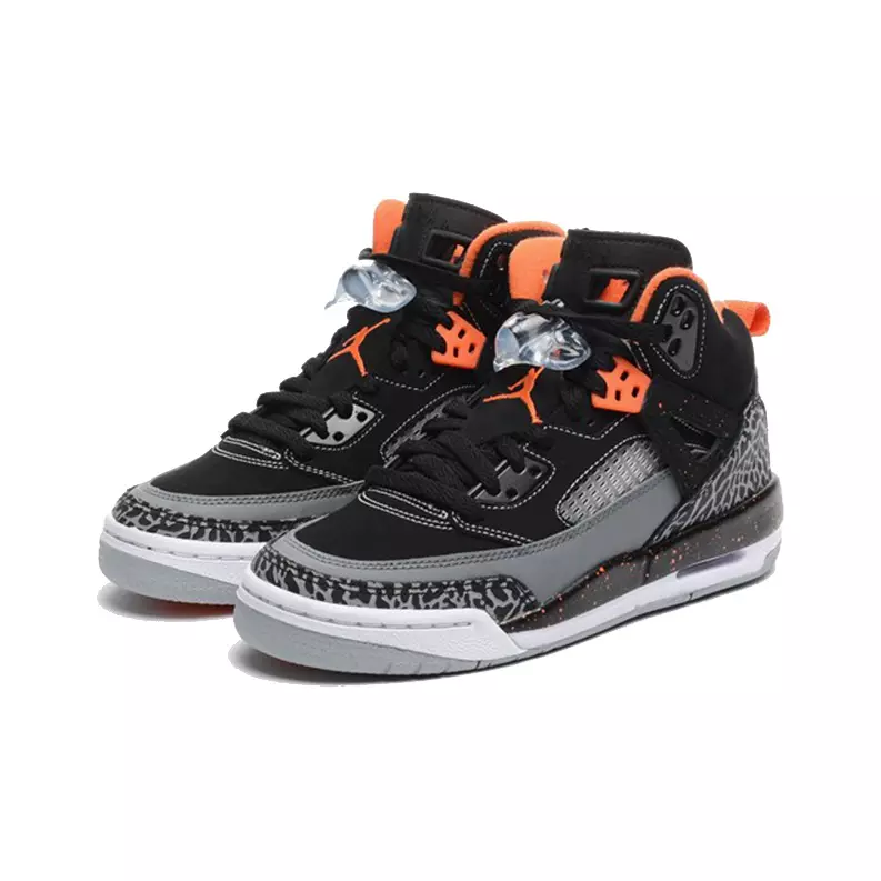 Jordan Spizike Black Electric Orange GS