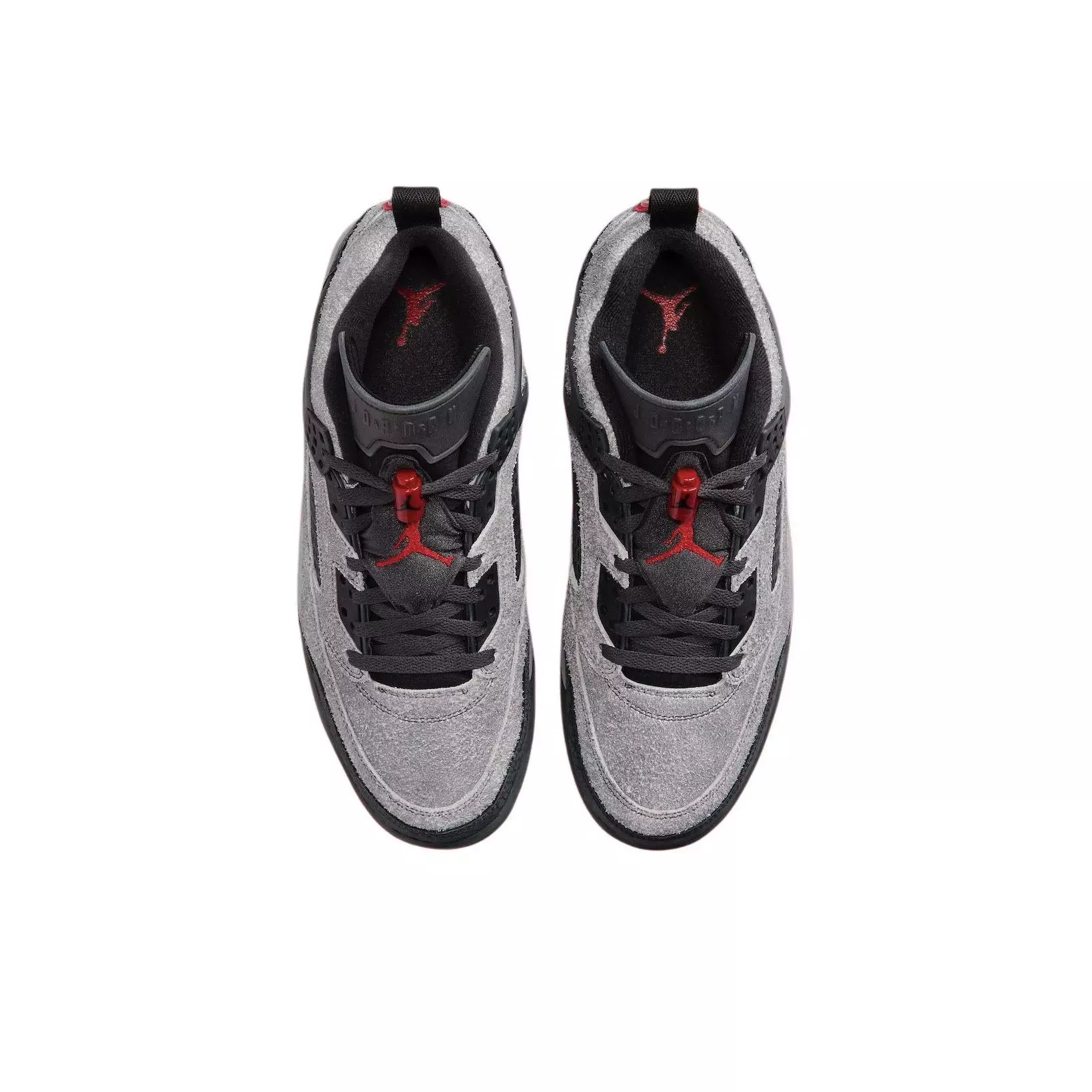 Jordan Spizike Low Anthracite Gym Red