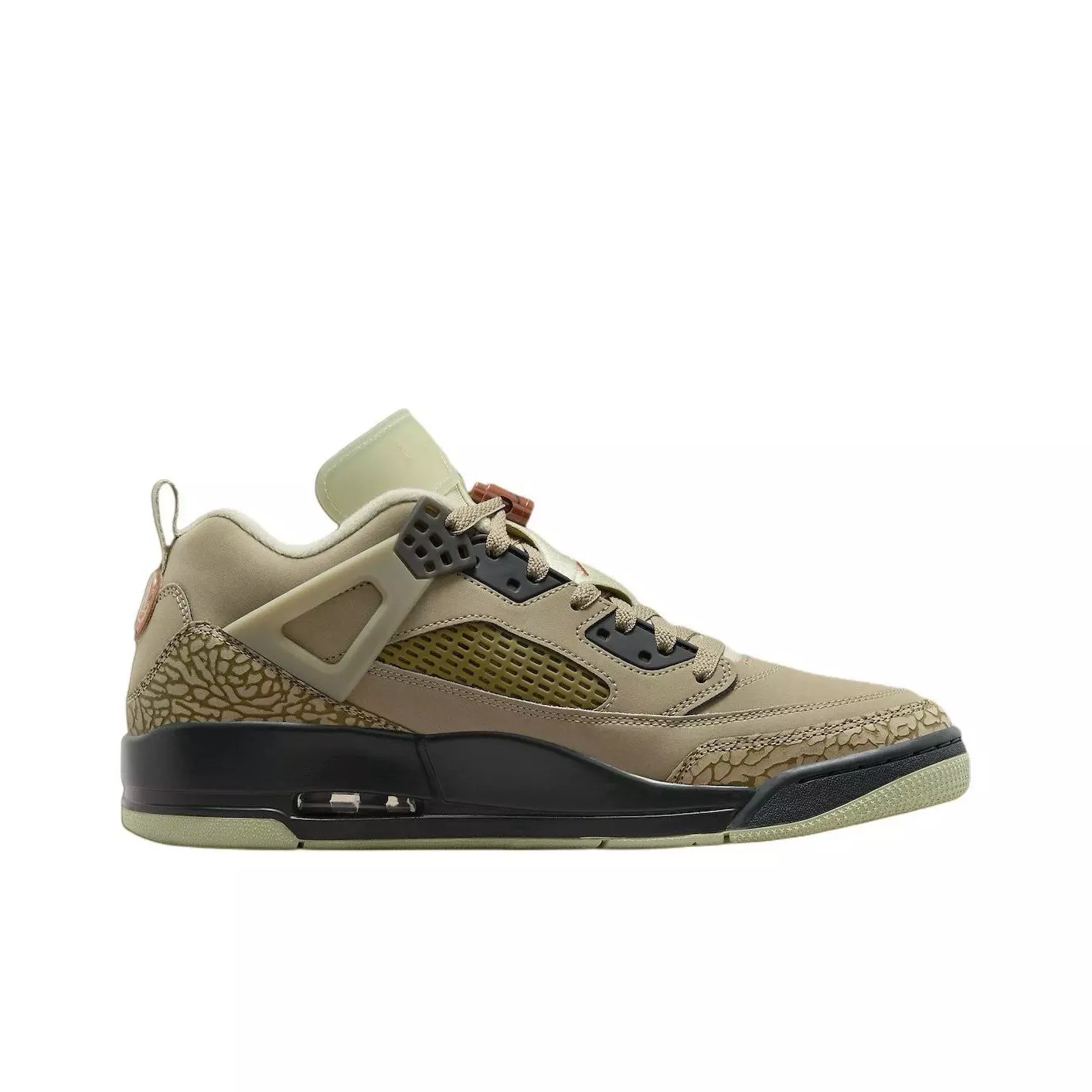 Jordan Spizike Vintage Basketball Shoes Men Low-Top Brown