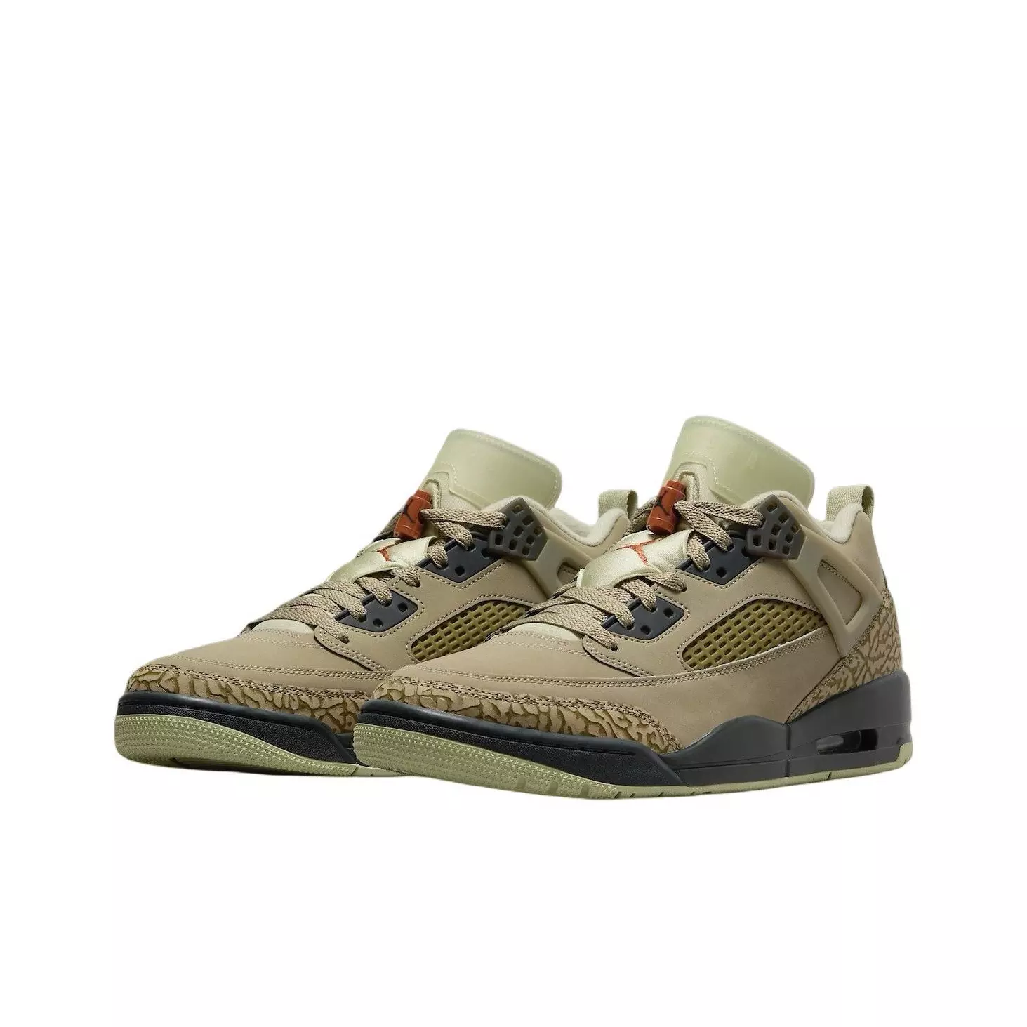 Jordan Spizike Vintage Basketball Shoes Men Low-Top Brown