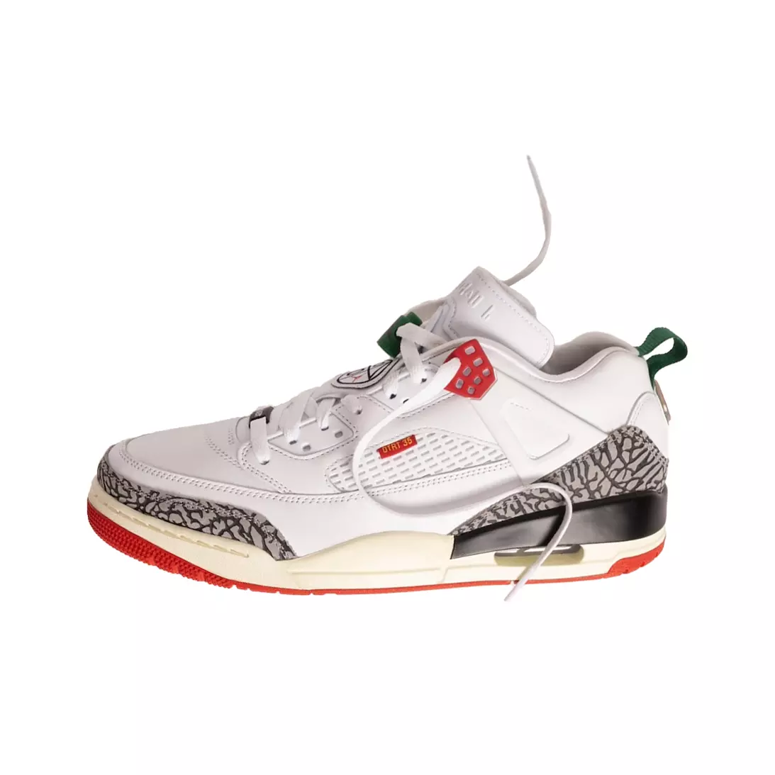 Jordan Spizike Vintage Basketball Shoes Unisex Low-Top White-Red