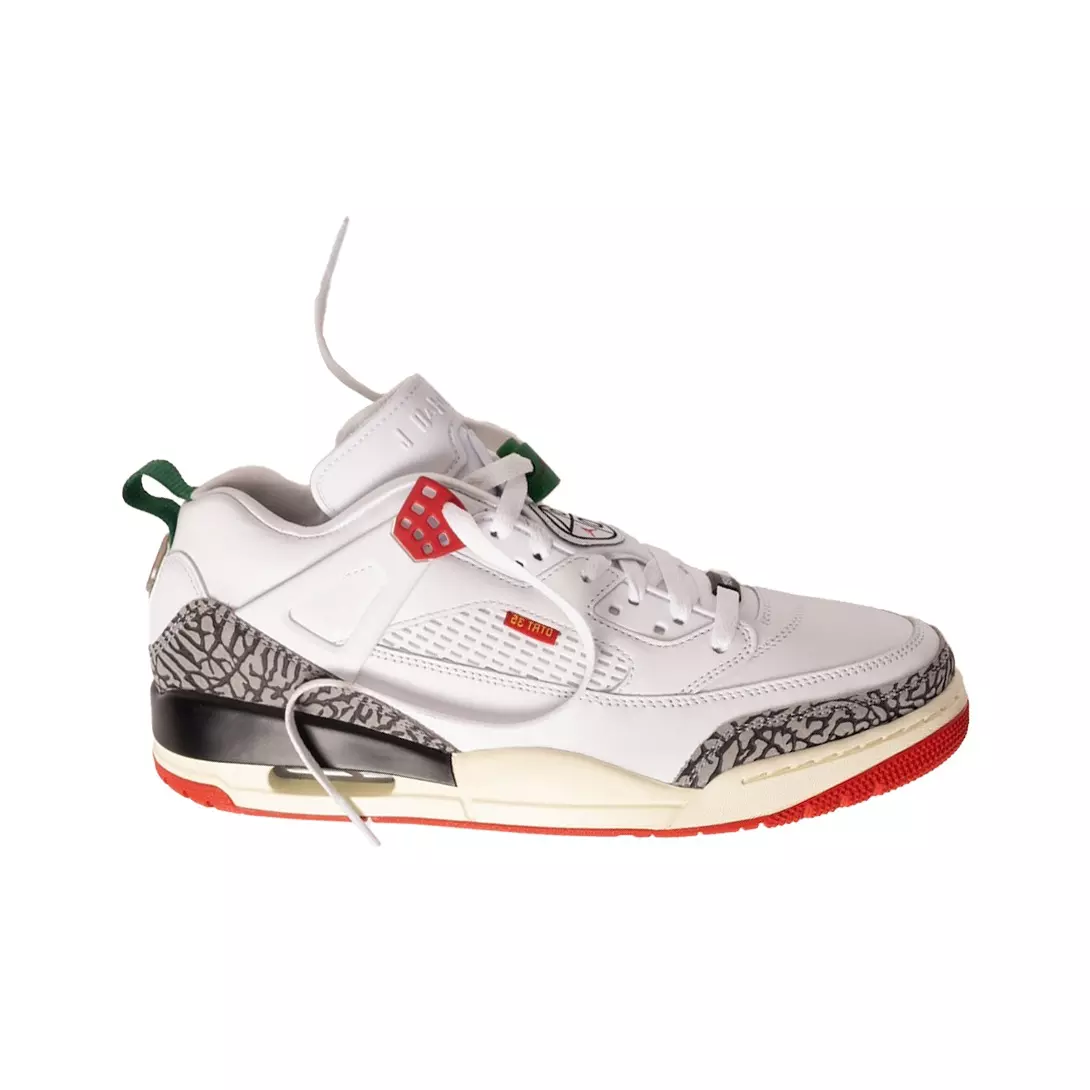 Jordan Spizike Vintage Basketball Shoes Unisex Low-Top White-Red