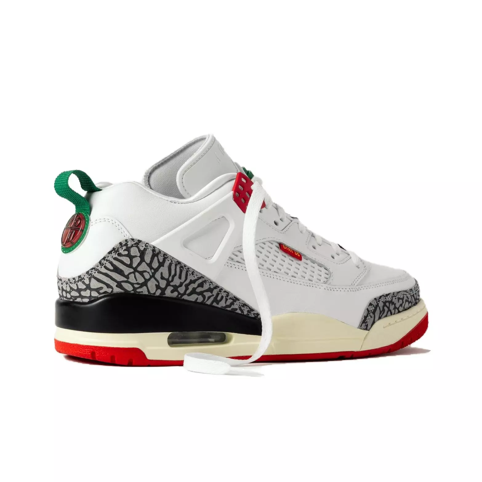 Jordan Spizike Vintage Basketball Shoes Unisex Low-Top White-Red