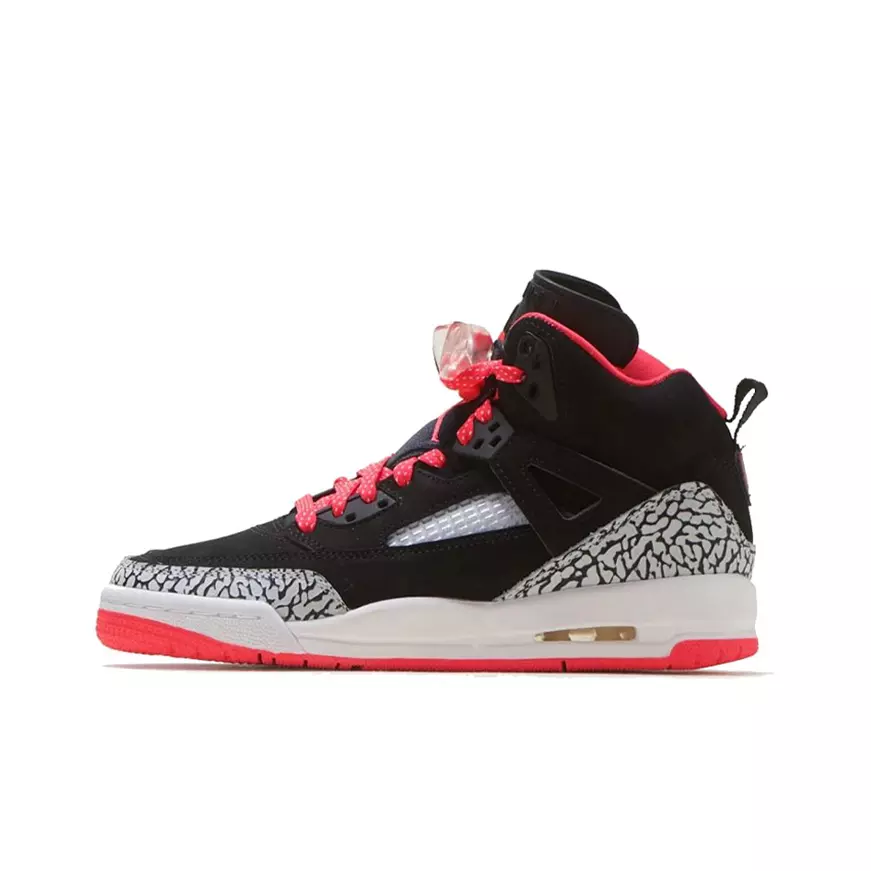 Jordan Spizike Vintage Basketball Shoes Womens High-Top Black-White