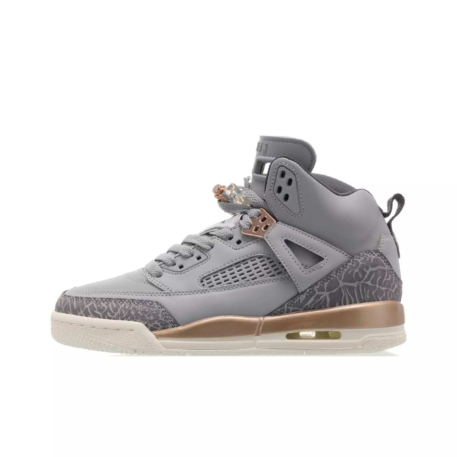 Jordan Spizike Wolf Grey Metallic Red Bronze GS