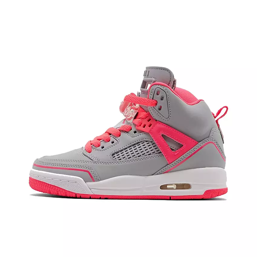 Jordan Spizike Wolf Grey Racer Pink GS