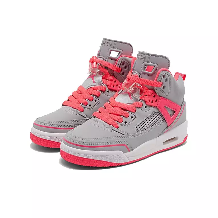 Jordan Spizike Wolf Grey Racer Pink GS